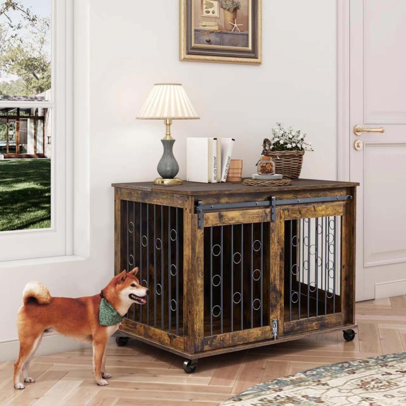 39.37''''W*25.2''''D*28.94''''Hsliding Door Dog Cage