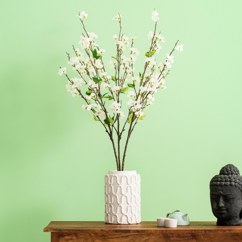 40" Artificial Cherry Blossom Spray