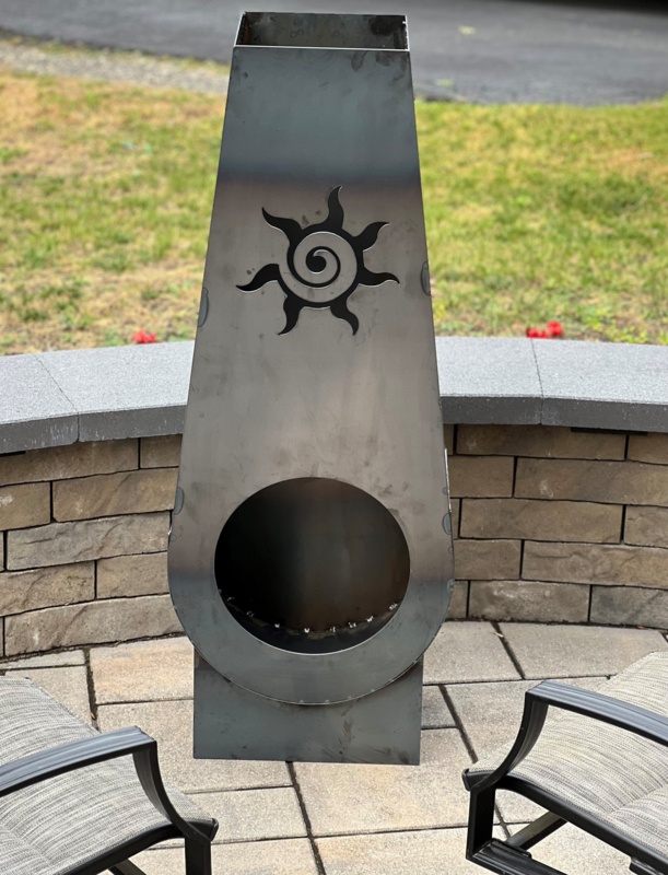 47" Outdoor Mini Fireplace