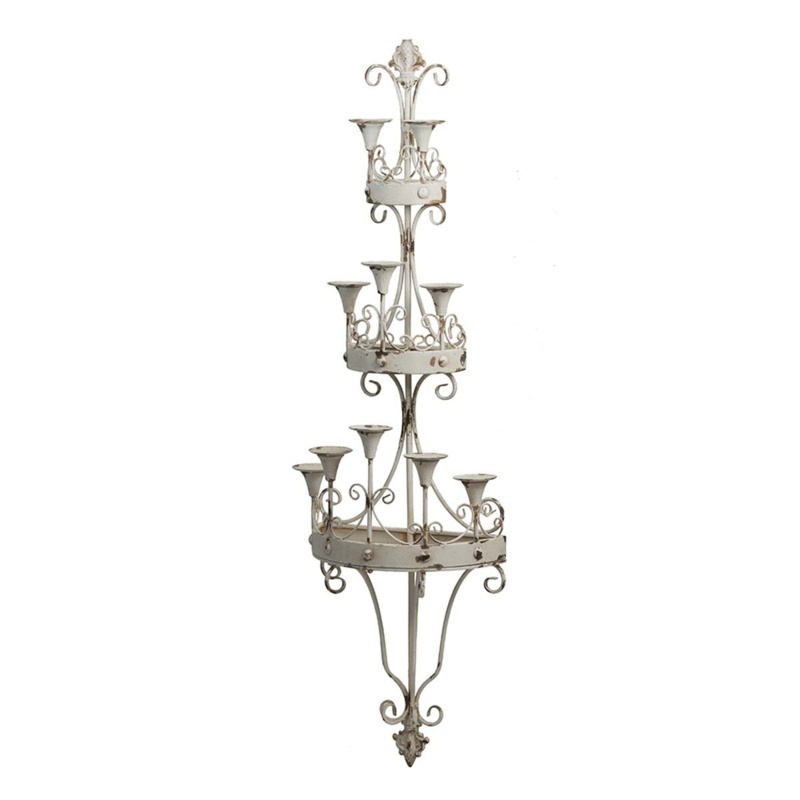 57.1'' H Metal Tabletop Candelabra