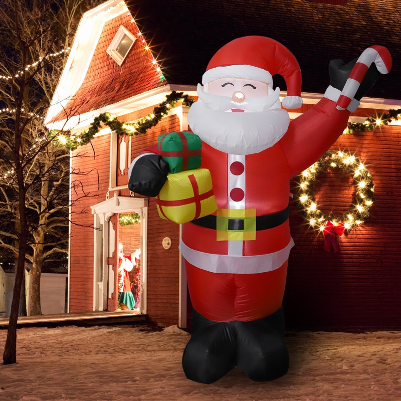 6Ft Santa Outdoor Decoration For Christmas Inflatable | Foter