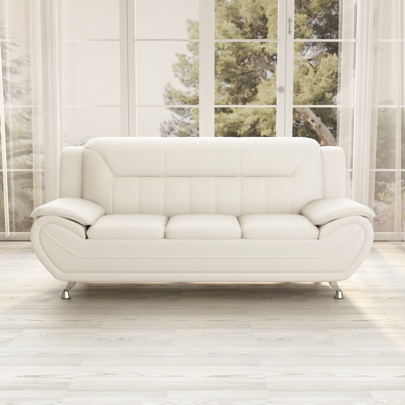 78.5'' Vegan Leather Sofa