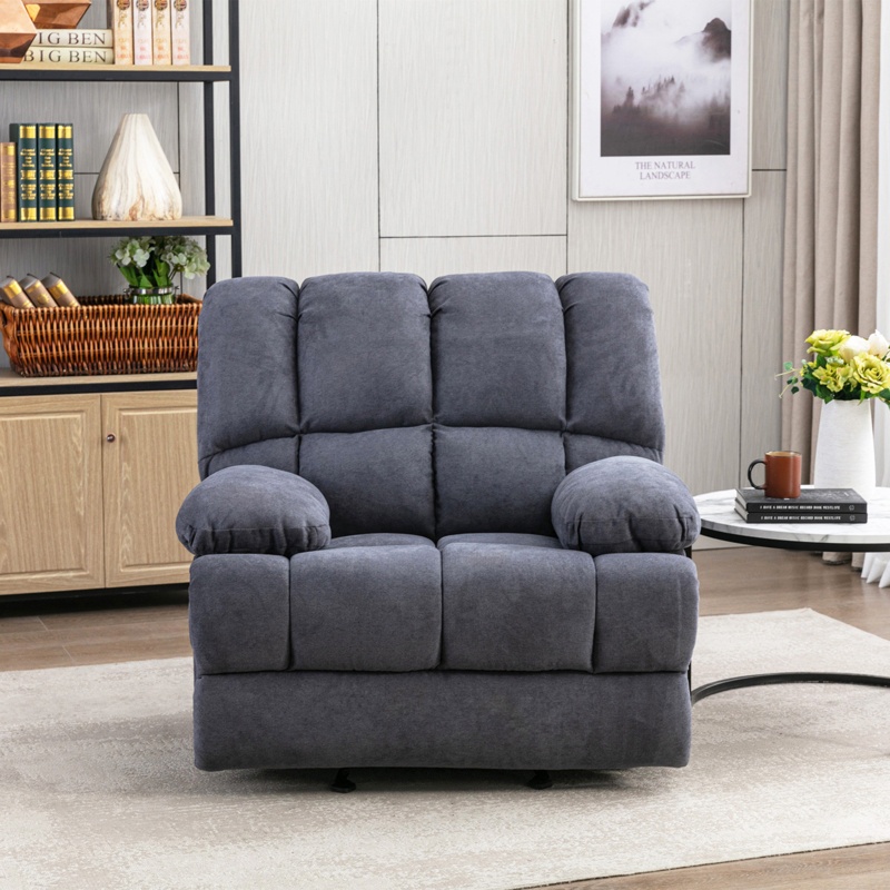 Abimael 43'' Wide Manual Glider Upholstered Recliner