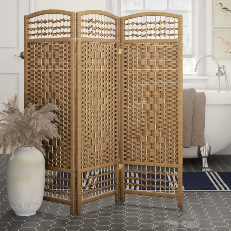 Adelah 4 Ft. Short Folding Screen