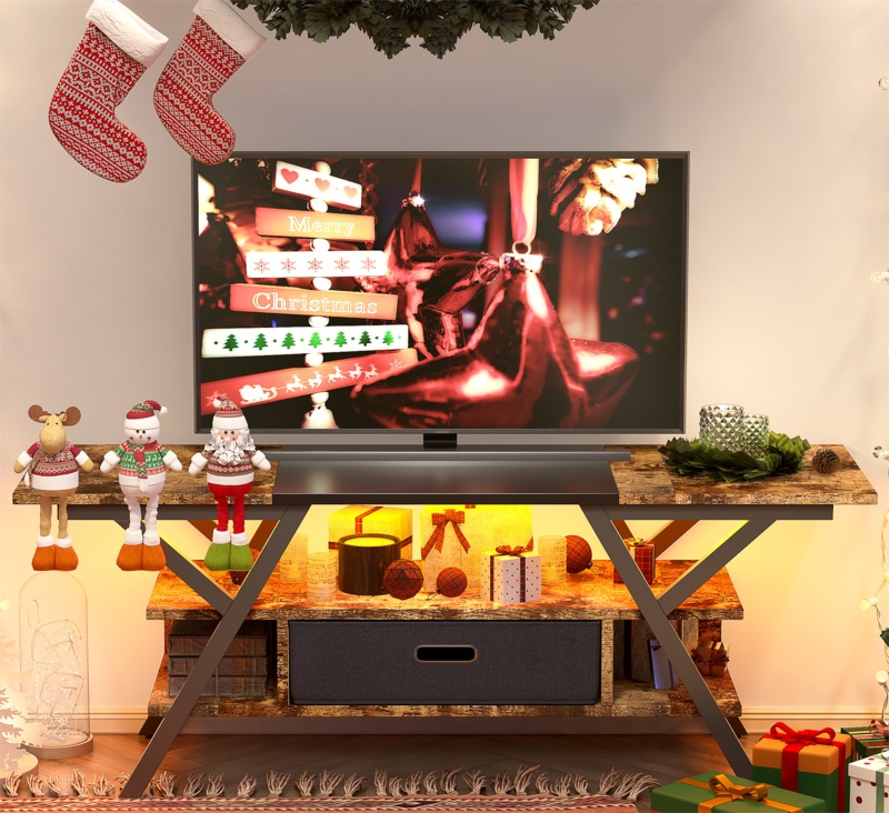 Alcaraz 55 inch Media Console, LED TV Stand for TVs up to 65"