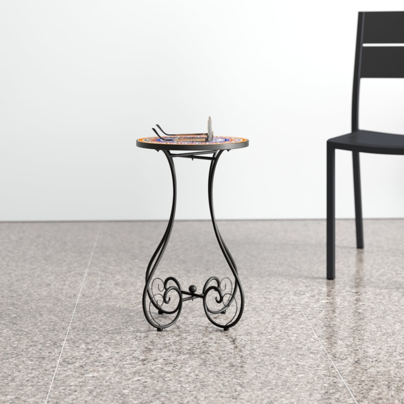 Aleesia Ceramic Outdoor Side Table