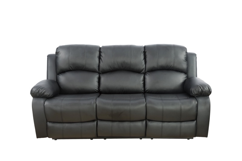 Alohna 82'' Vegan Leather Reclining Sofa