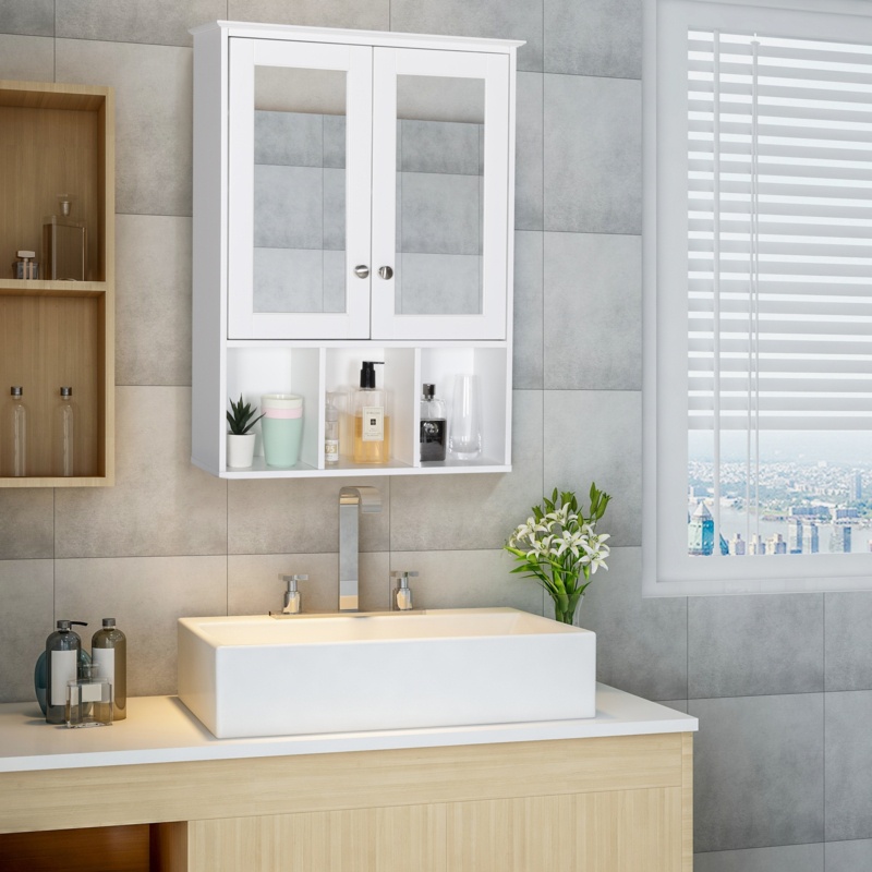 Alom Oversized Wall Mounted Bathroom Medicine Cabinet | Foter