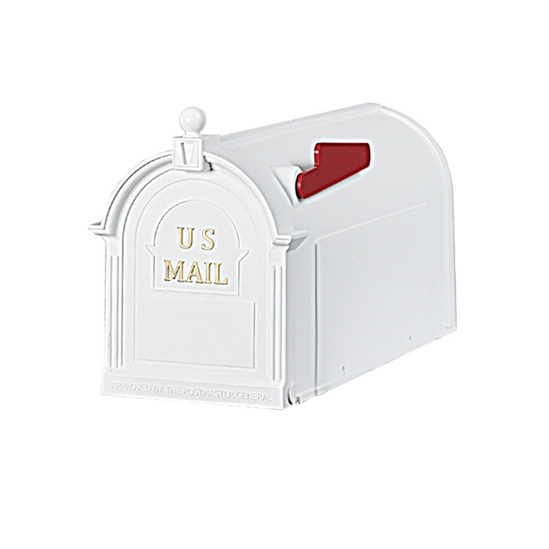 Ambrose Plastic Post Mounted Mailbox