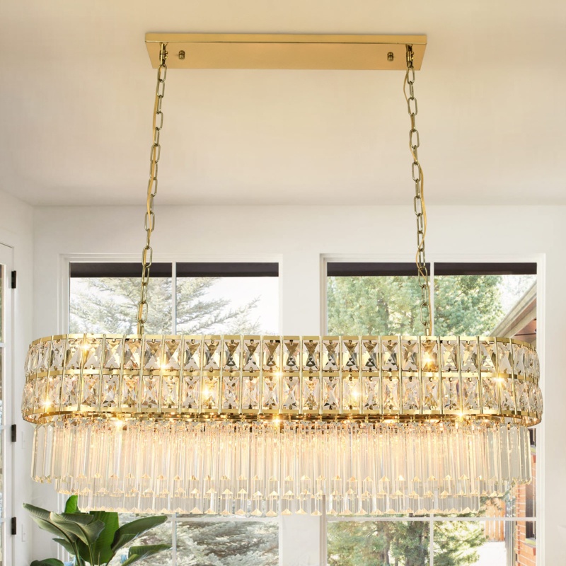 Anber 10 - Light Dimmable Tiered Chandelier