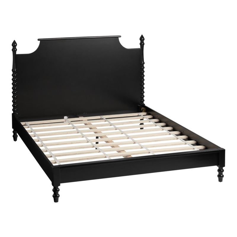 Annasophia Solid Wood Modern Platform Bed