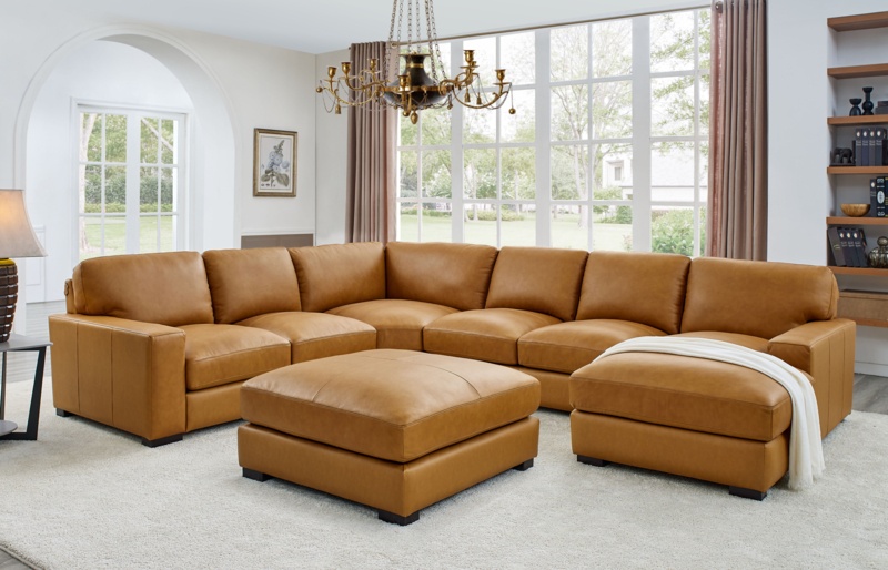 5 piece leather sofa set discount