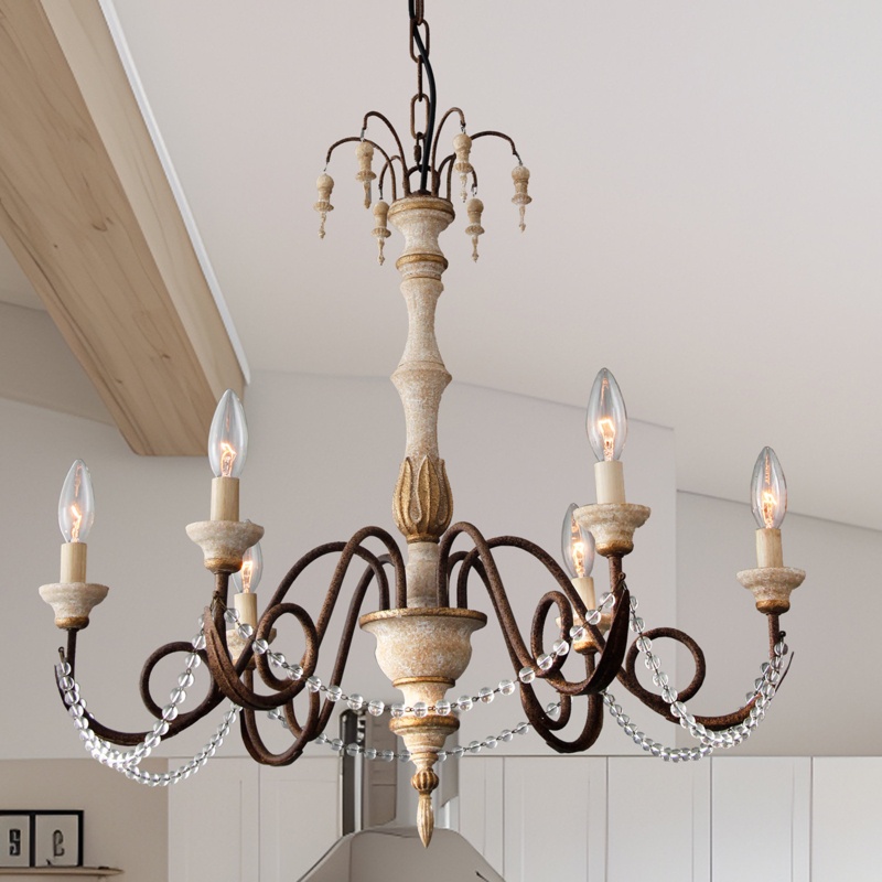Armes 6 - Light Dimmable Empire Chandelier
