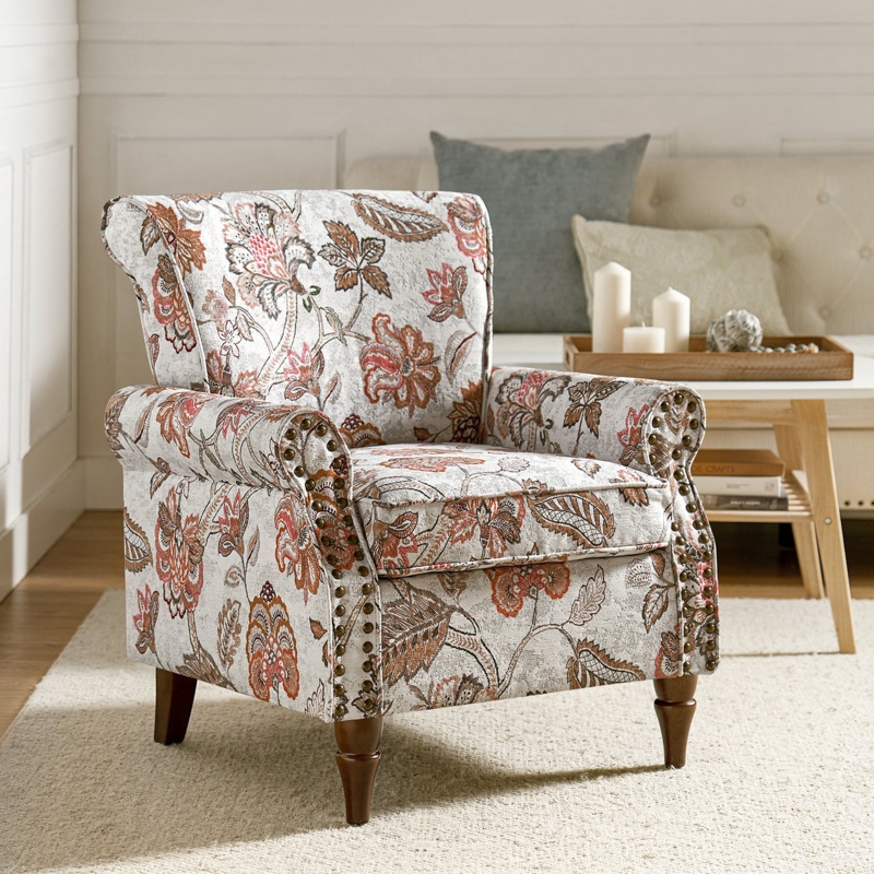 Asul Armchair with Nailhead Trim