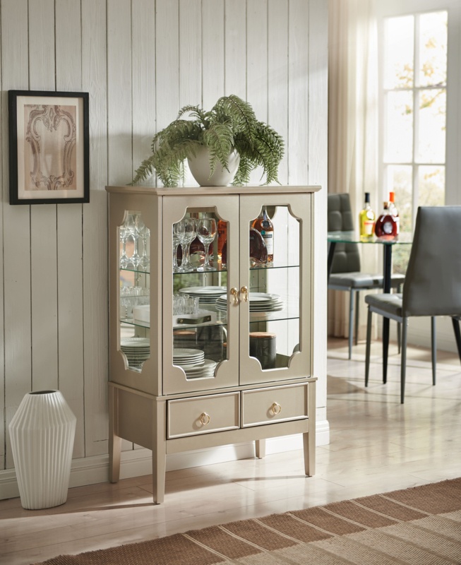 Atoka Dining Curio Storage Cabinet