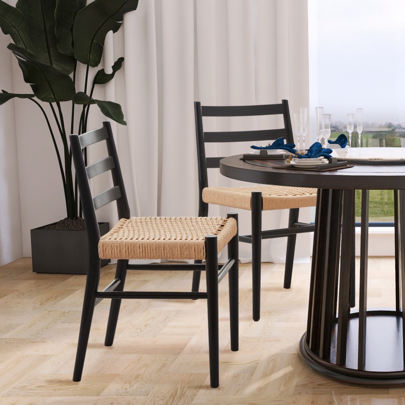 Atyanna Paper Ladder Back Side Chair