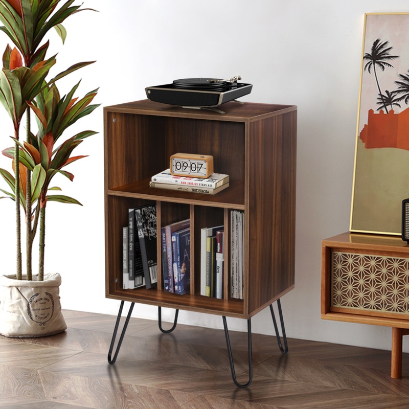 Audio Rack with 2 Open Shelves