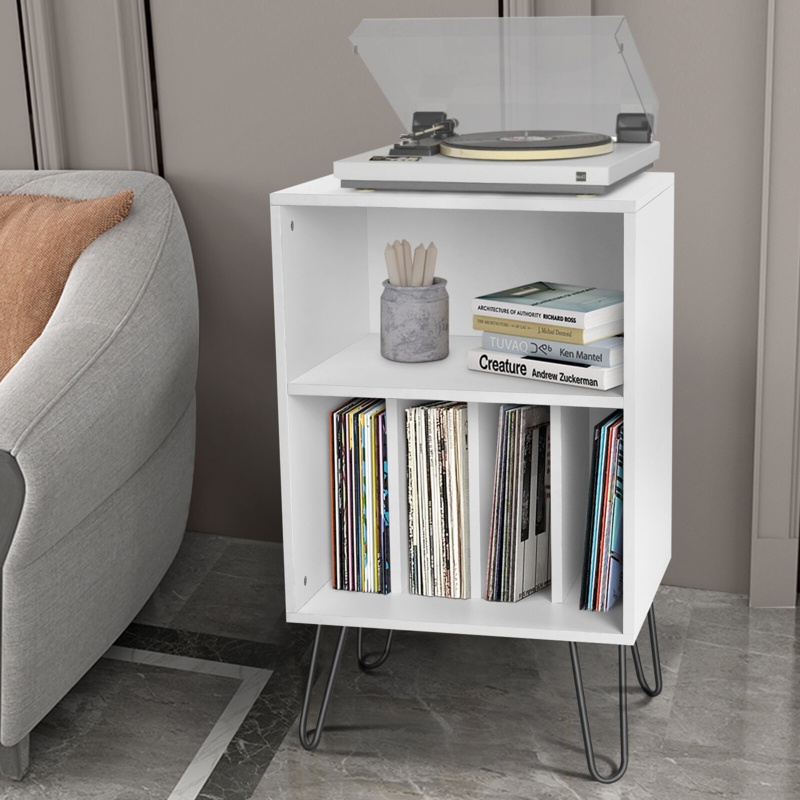 Audio Rack with 2 Open Shelves