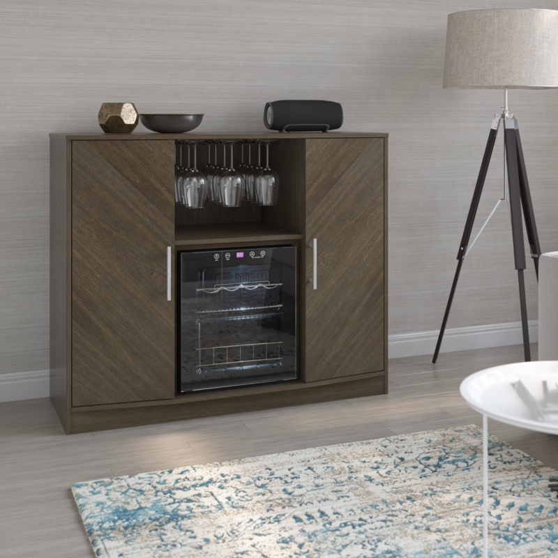 Azucena Bar Cabinet with Refrigerated Cooler