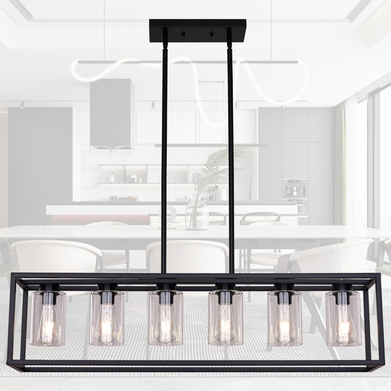 Bigvai 6 - Light Kitchen Island Pendant