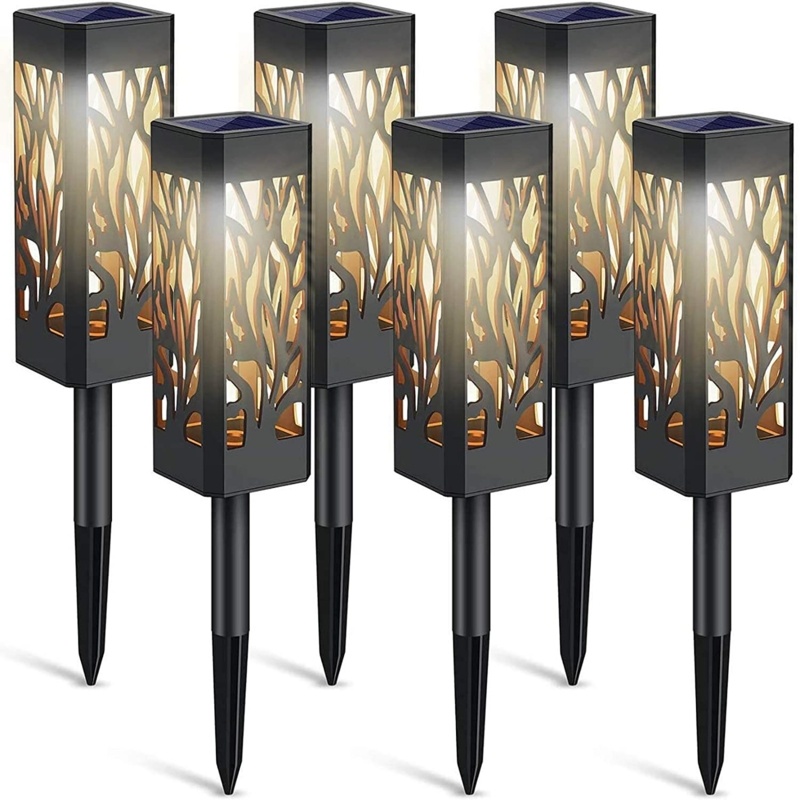 Black Low Voltage Solar Powered Integrated LED Pathway Light Pack