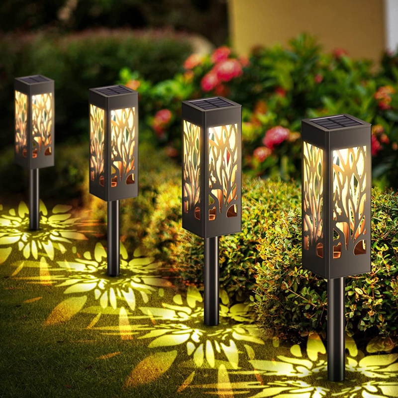 Black Low Voltage Solar Powered Integrated LED Pathway Light Pack