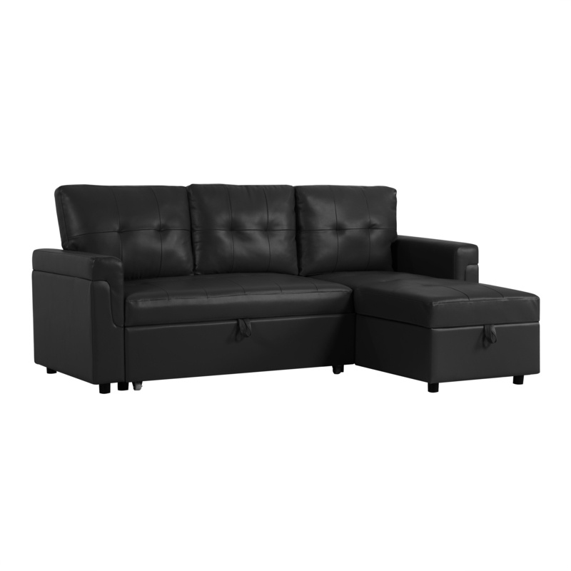 Bosmat Sectional Couch with Storage Sleeper Sofa with Pull Out Couch Bed Reversible Sleeper Sectional