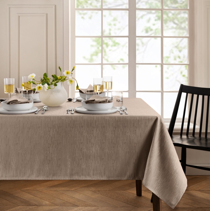 Brosh Solid Texture Water and Stain Resistant Tablecloth