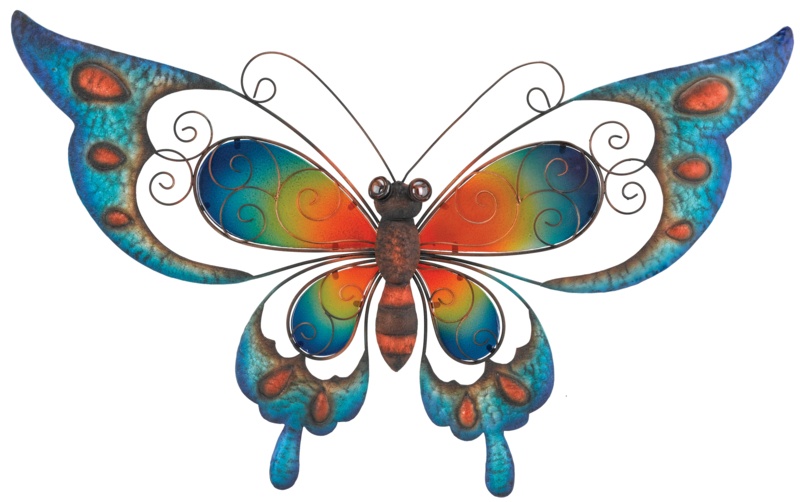 Butterfly Wall Decor 29" - Blue