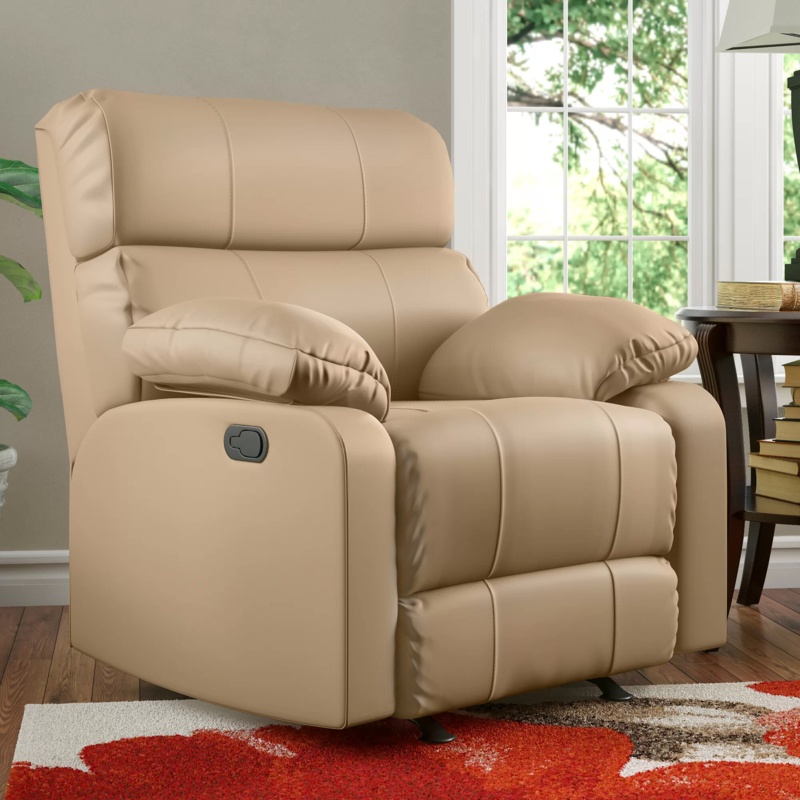 Clarke Vegan Leather Recliner