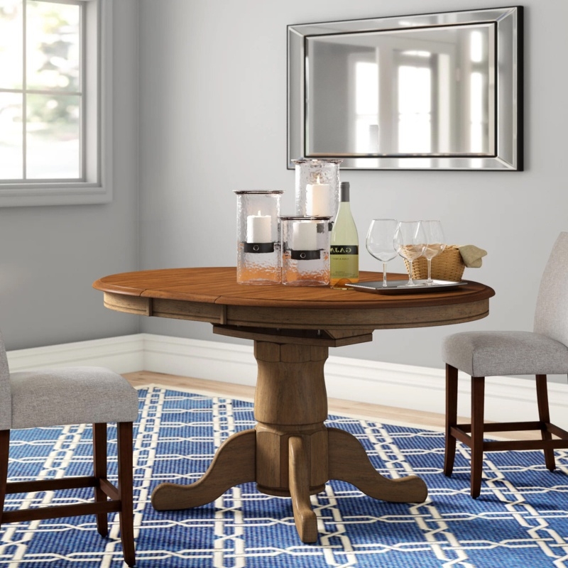 Courtdale Extendable Solid Wood Dining Table