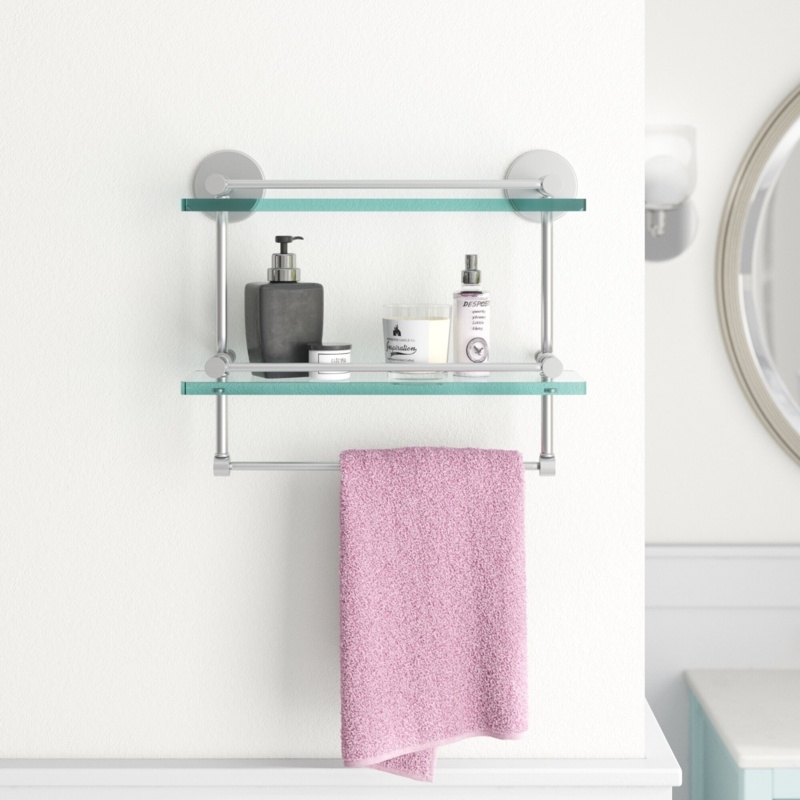 Dalston 2 Piece Tiered Shelf with Towel Bar