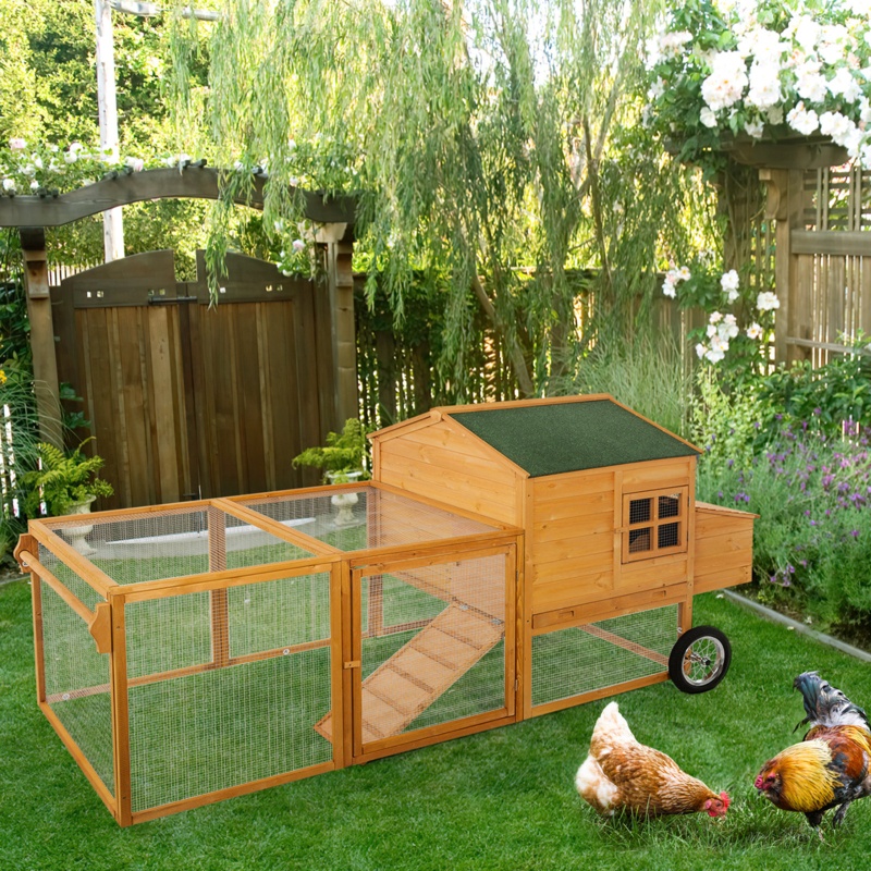 Datavian 27.39 ft² Chicken Coop with Roosting Bar