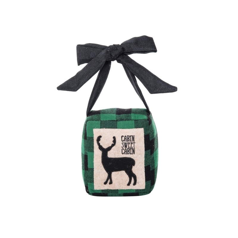Deer Fabric Weighted Floor Stop