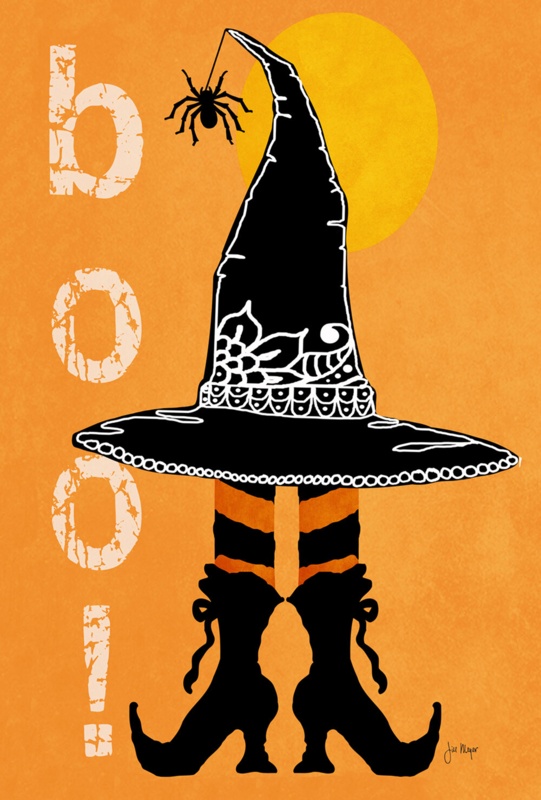 Double Sided 18'' H x 12.5'' W Polyester Halloween Garden Flag
