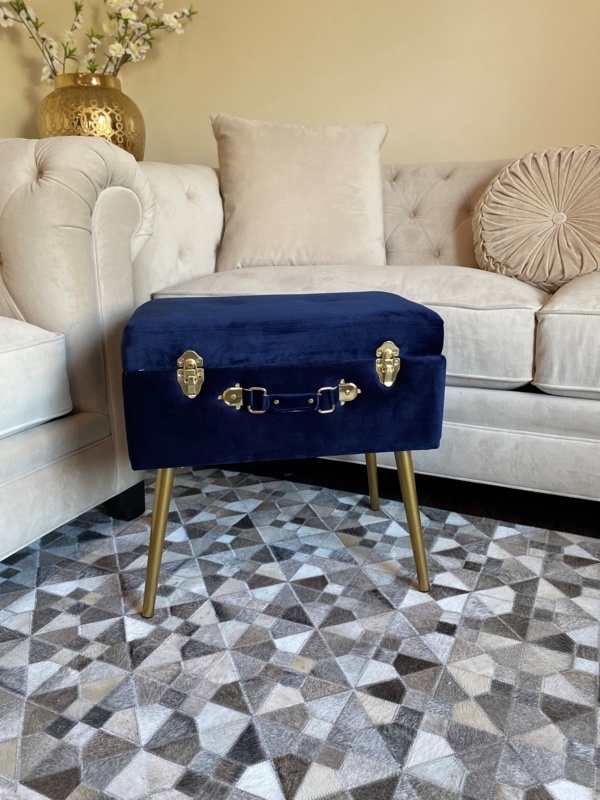 Dove Stainless Steel Accent Stool