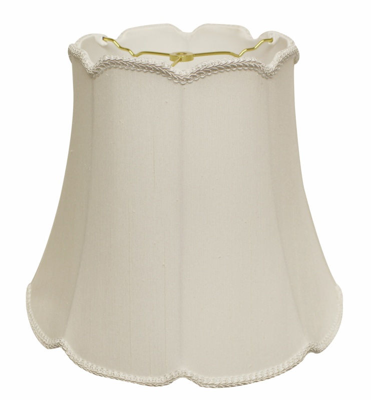 Empire Cylinder "V" Notch Softback Fabric Lampshade with Washer Fitter