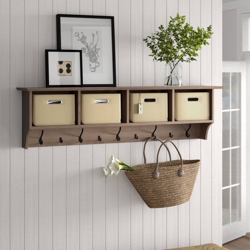 Everlene 9 - Hook Wall Mounted Coat Rack