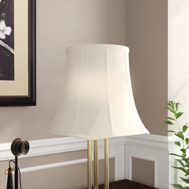 Fancy Octagon Softback Fabric Lampshade with Washer Fitter for Table Lamps