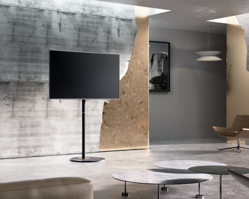 Fitueyes Single Screen Floor Stand Mount
