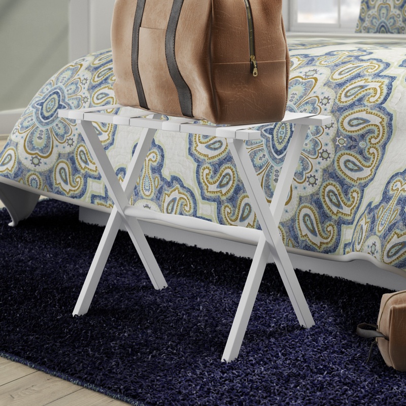 Folding Wood Luggage Rack