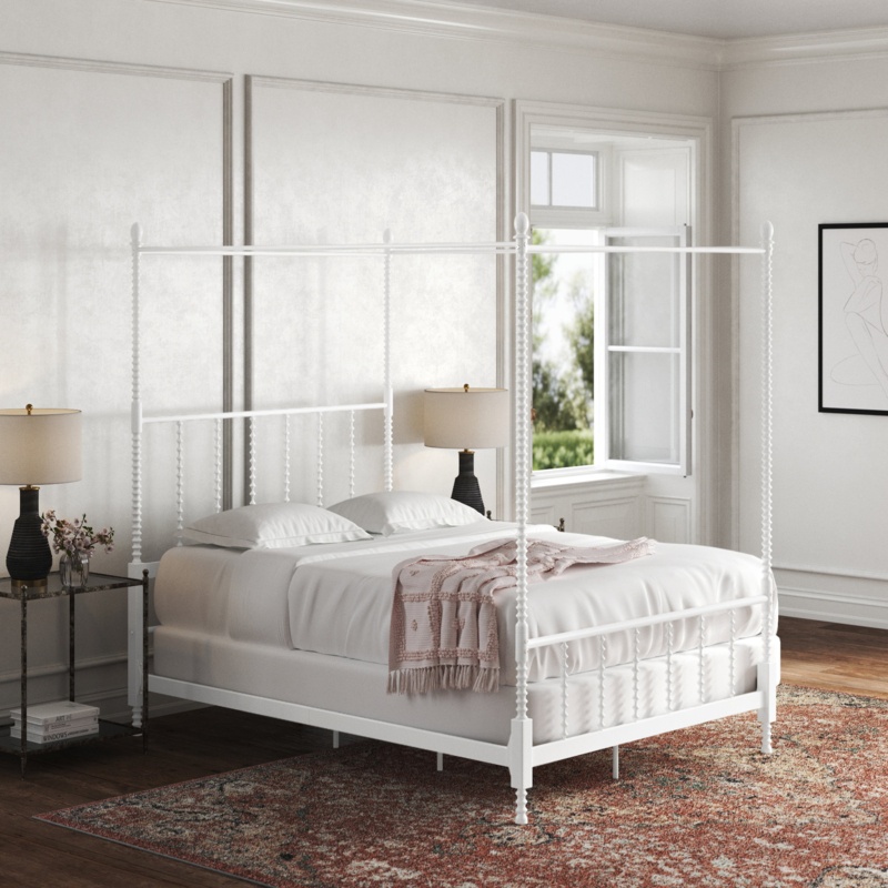 Frankie Metal Canopy Bed