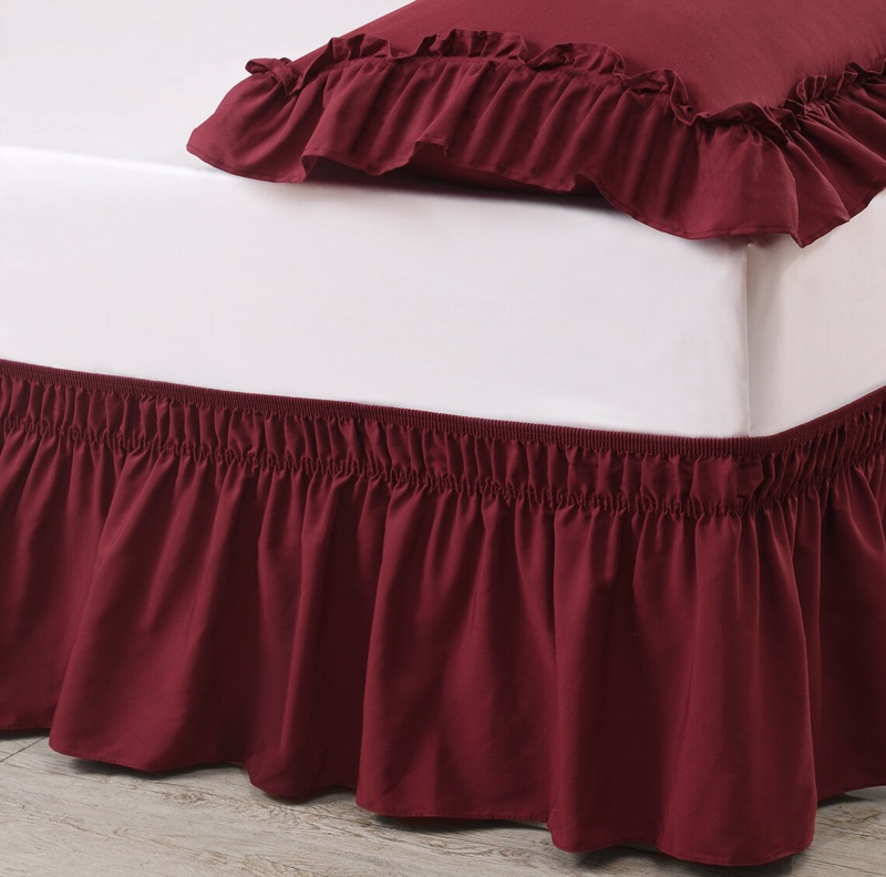 Fye Ruffled Wrap Around Bed Skirt