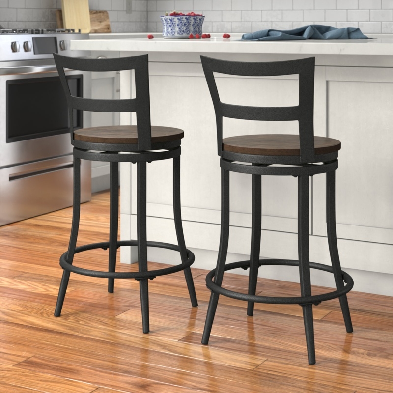 Giana Swivel 24'' Counter Stool