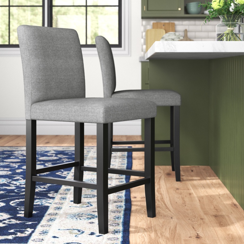 Gurrola Solid Wood 25'' Counter Stool