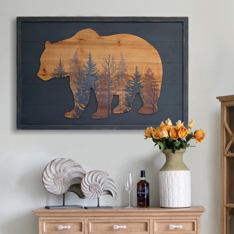 Handmade Solid + Manufactured Wood Landscape & Nature Wall Decor