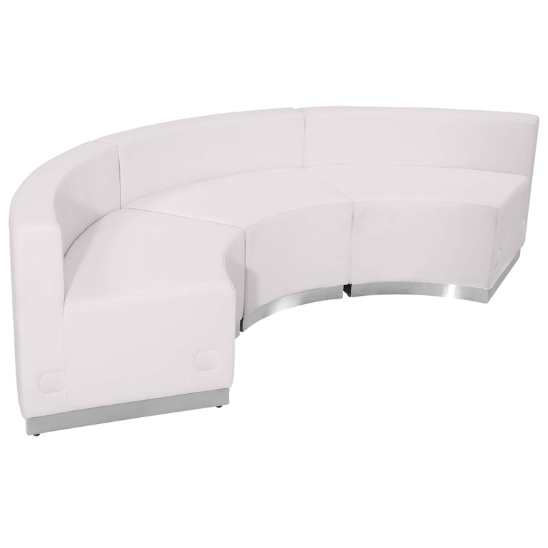 Hercules Alon 3 - Piece Faux Leather Sectional