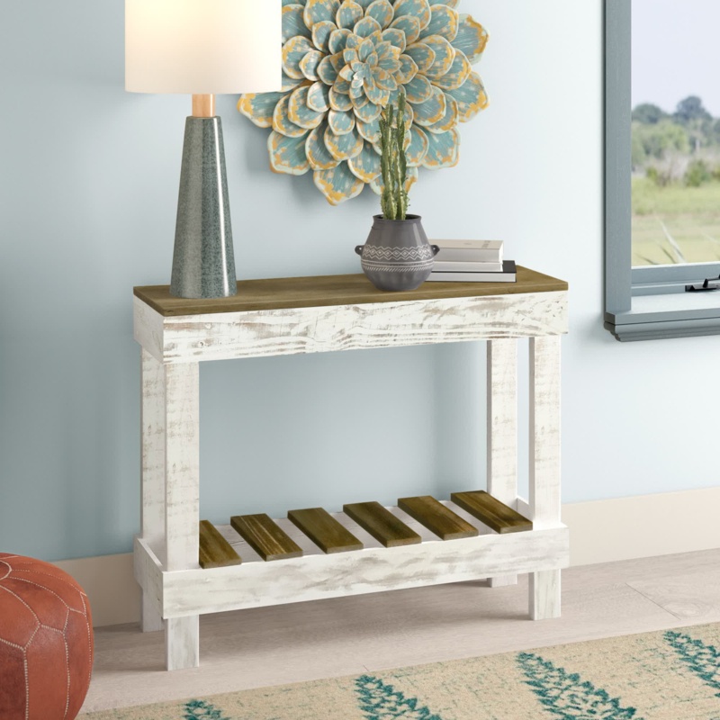Holdyn 38" Solid Wood Console Table