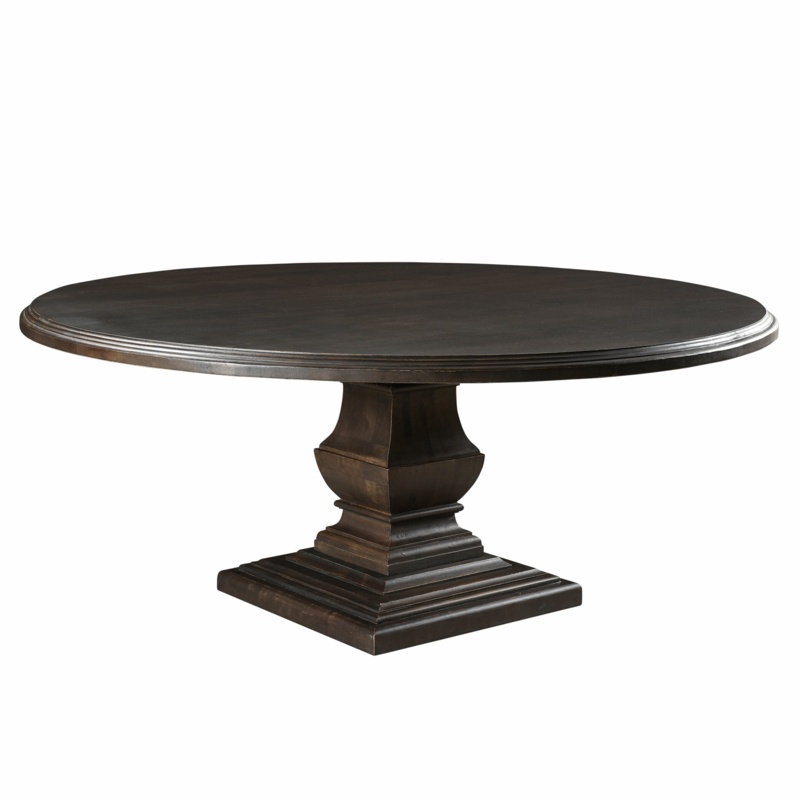 Hyen Round Solid Wood Dining Table