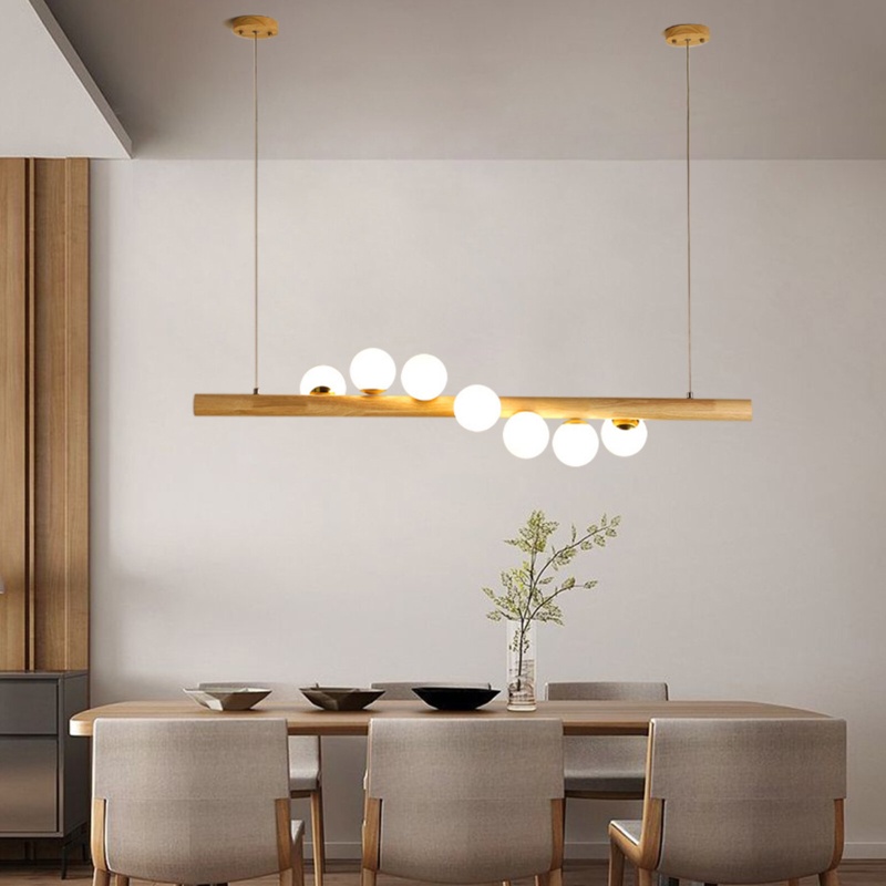 Idaville 7 - Light LED Kitchen Island Pendant